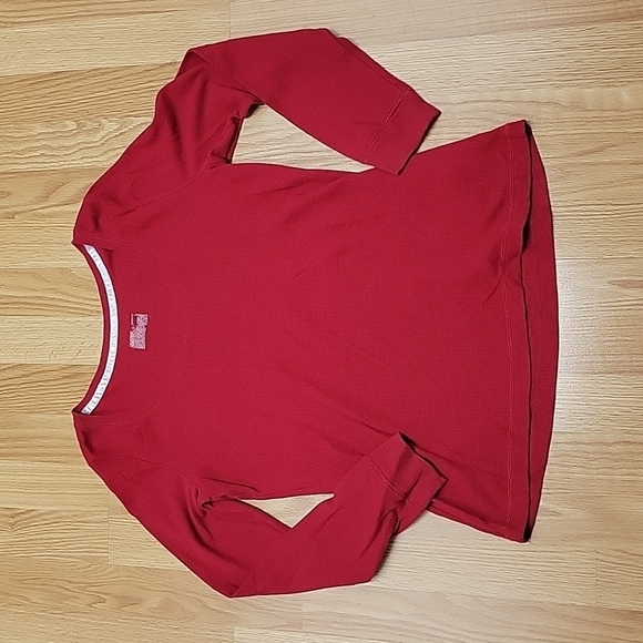 Gilligan and o'malley womens christmas thermal pajamas EUC size large - Picture 3 of 9